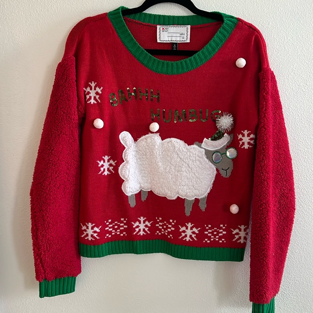 Joyland Bahhh Humbug Christmas Sweater